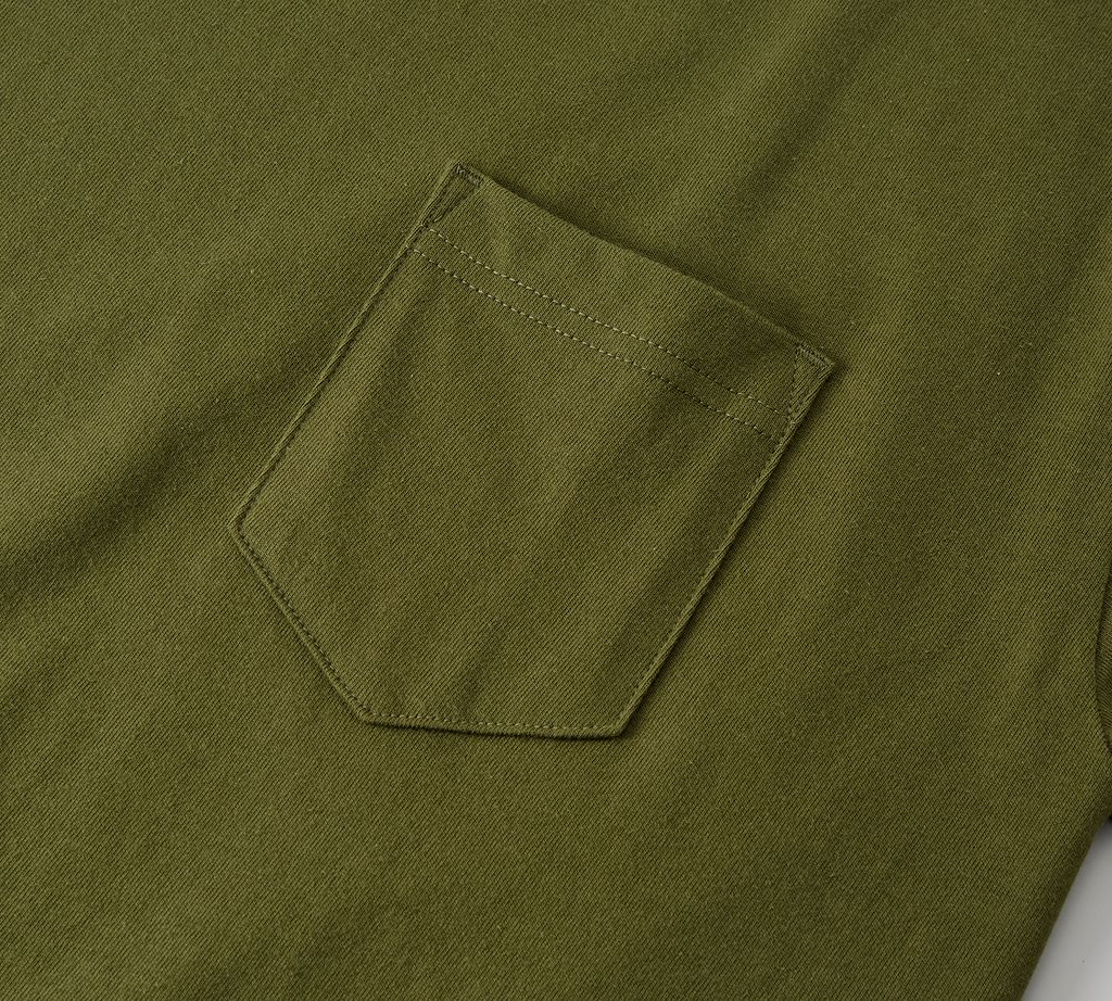 5.6ozビッグシルエットTシャツ ポケ付