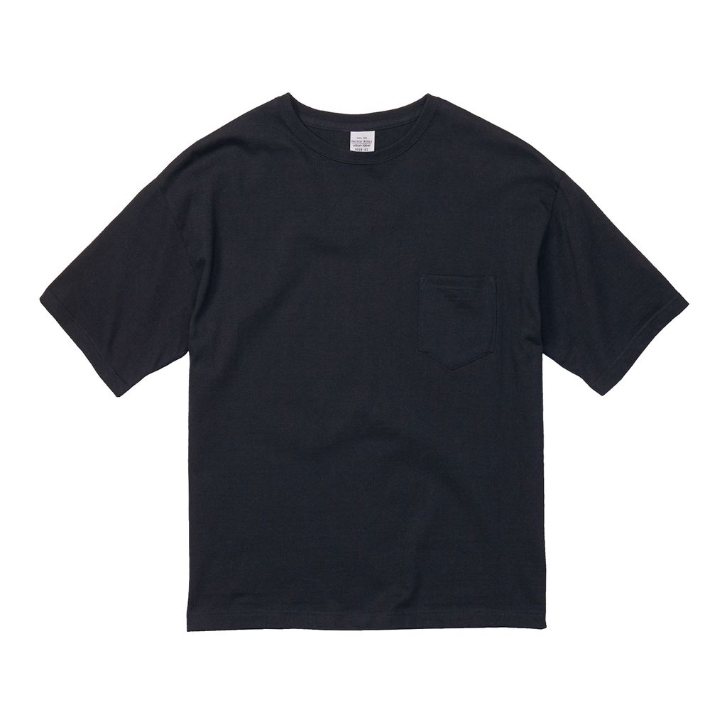 5.6ozビッグシルエットTシャツ ポケ付