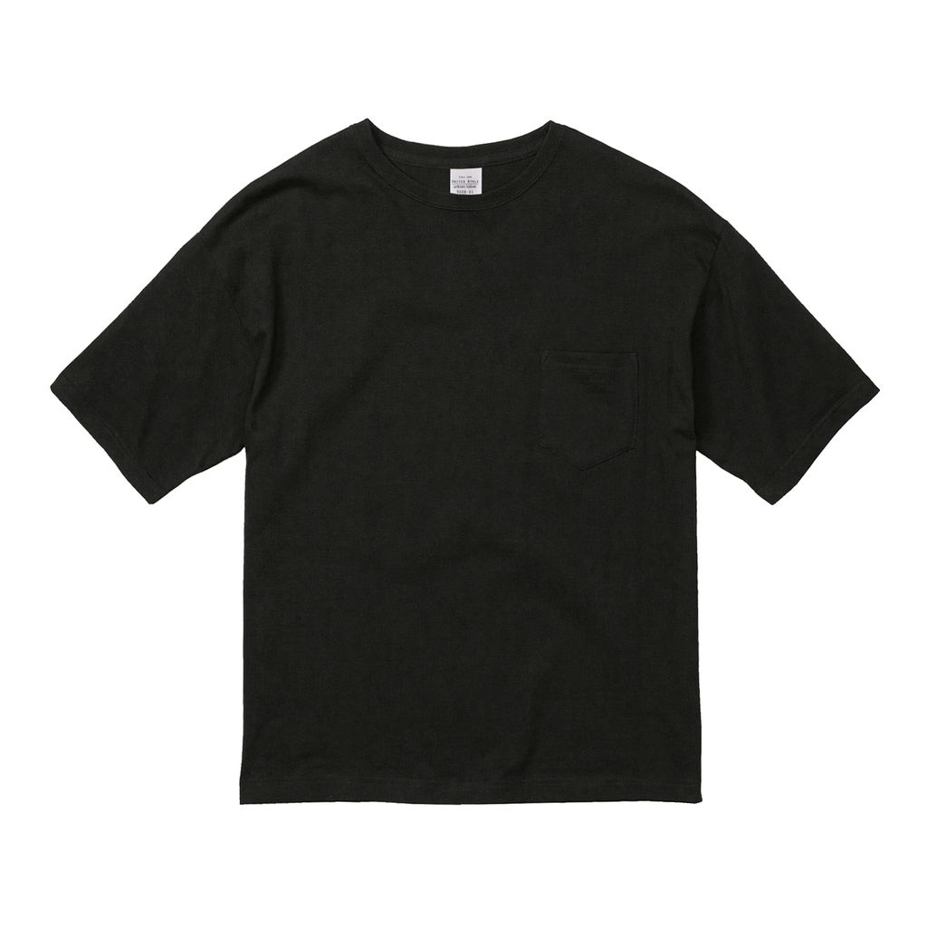 5.6ozビッグシルエットTシャツ ポケ付