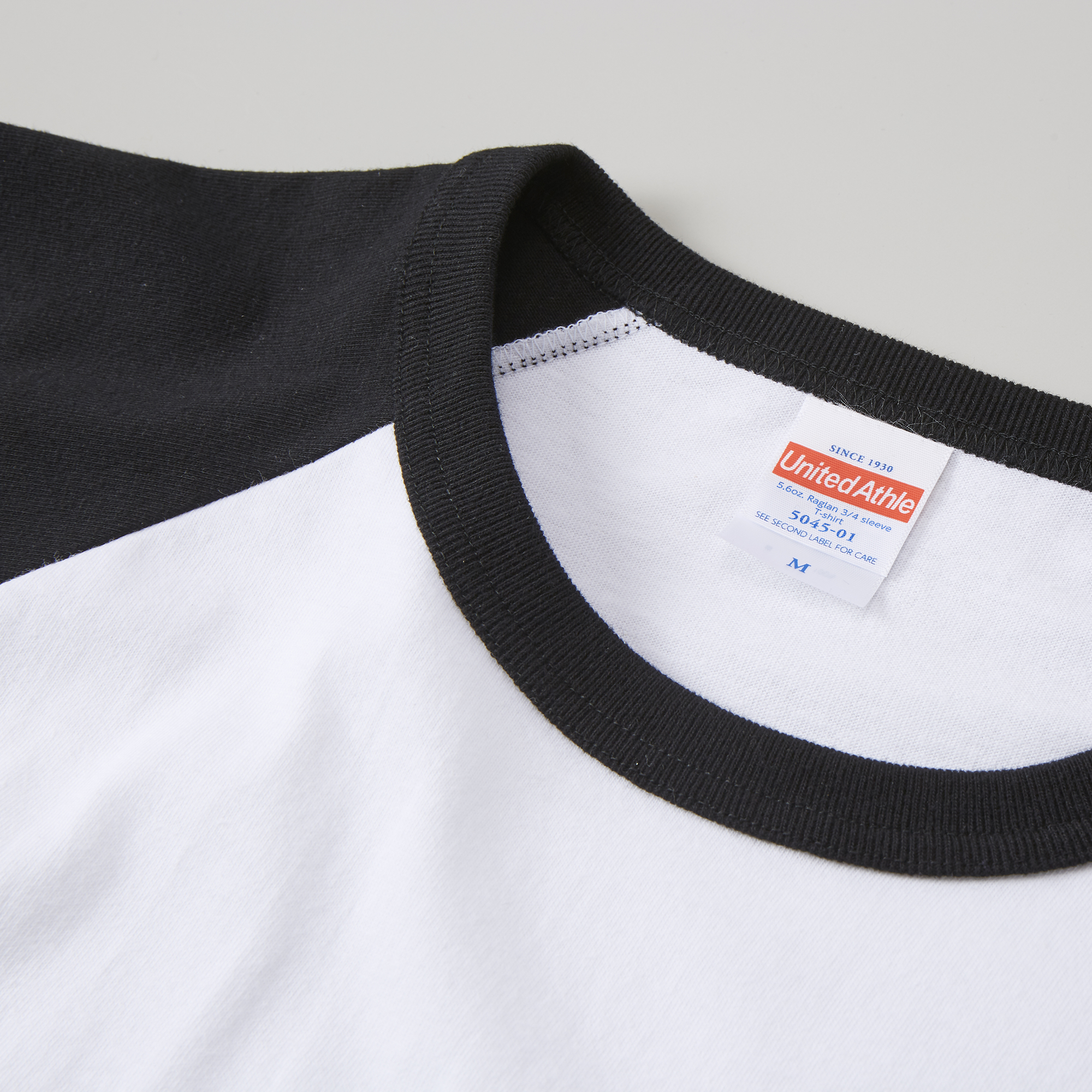 5.6ozラグラン3/4スリーブTシャツ